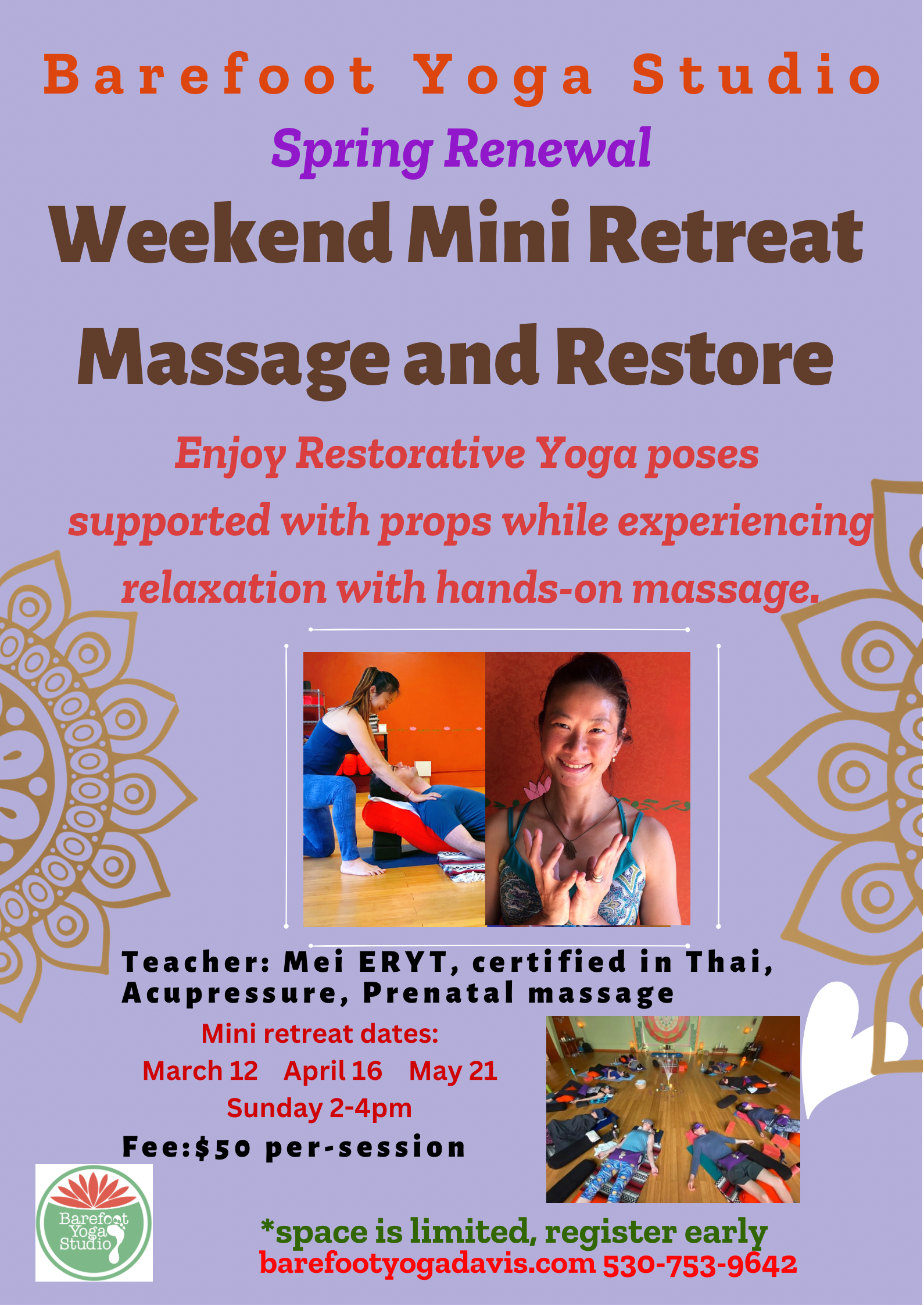 Spring Renewal Mini Retreat to Restore and Relax