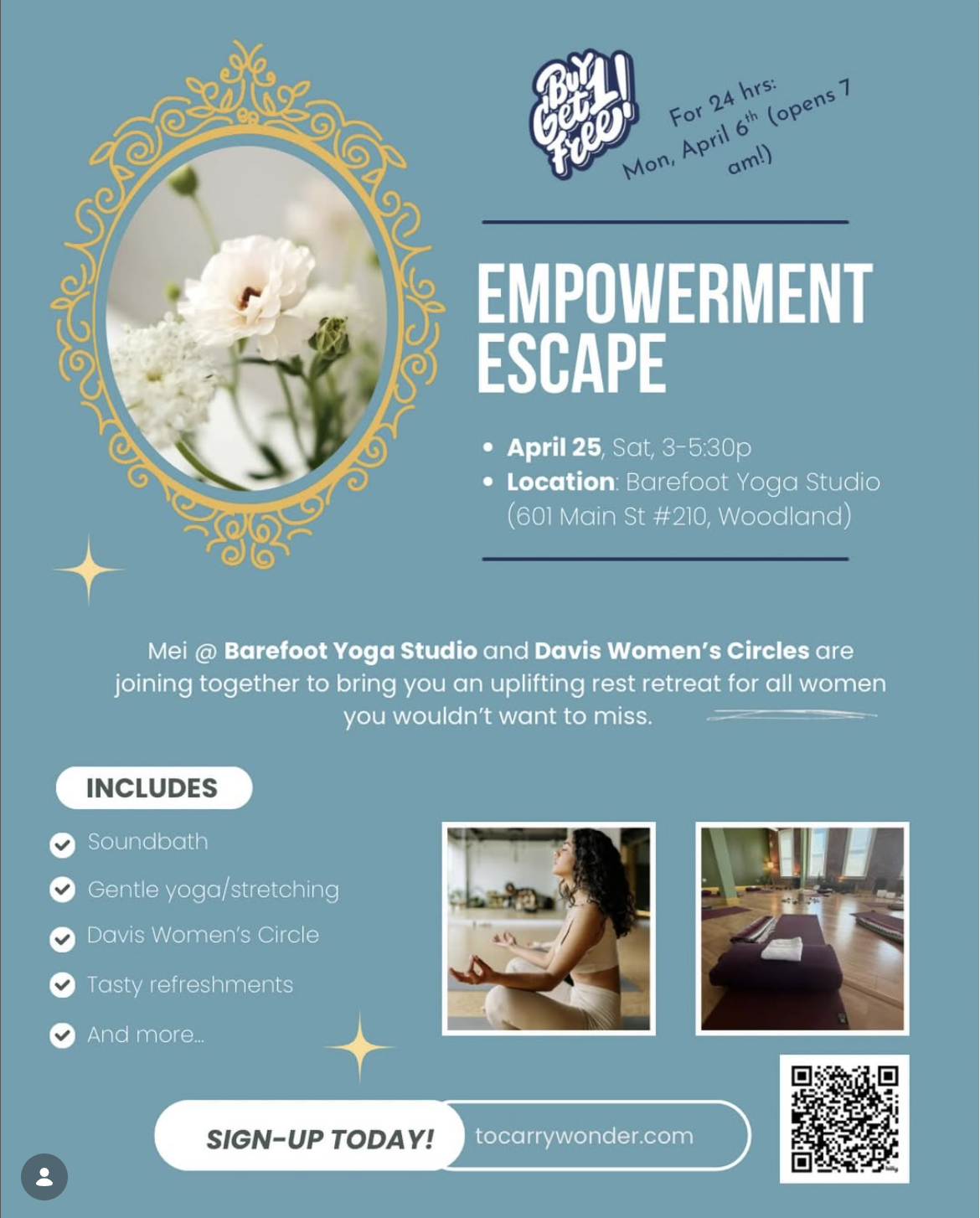REST Retreat for ‘Empowerment Escape’!!! All women welcome!
