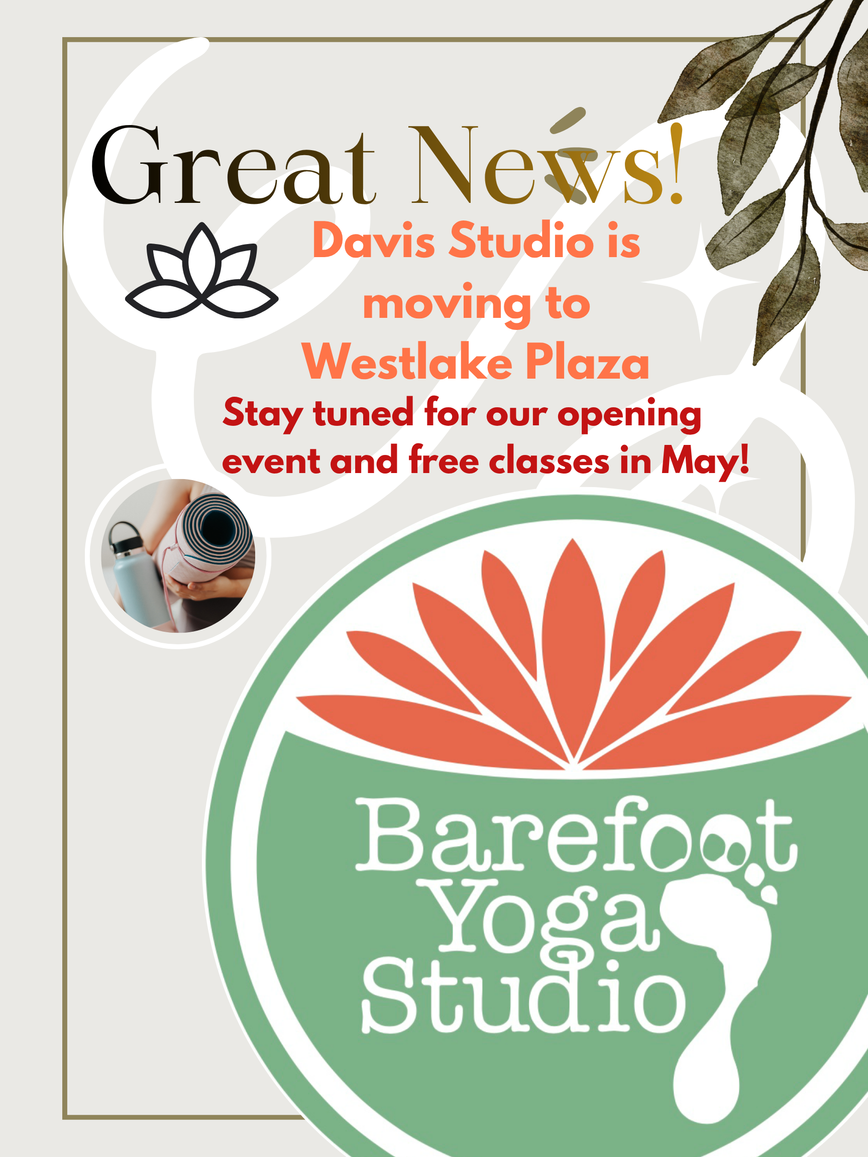 Davis Studio is moving to our NEW location in Westlake Plaza!!